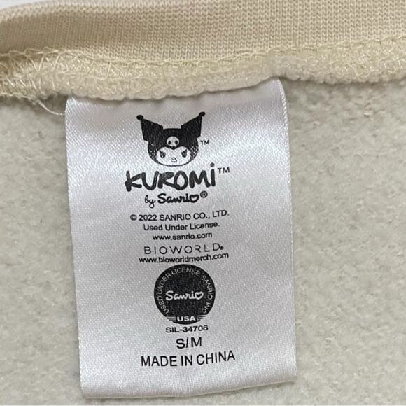 Sanrio Kuromi Sweatshirt Shirt Size S/M Kawaii Kuromicore Kidcore - Picture 6 of 8